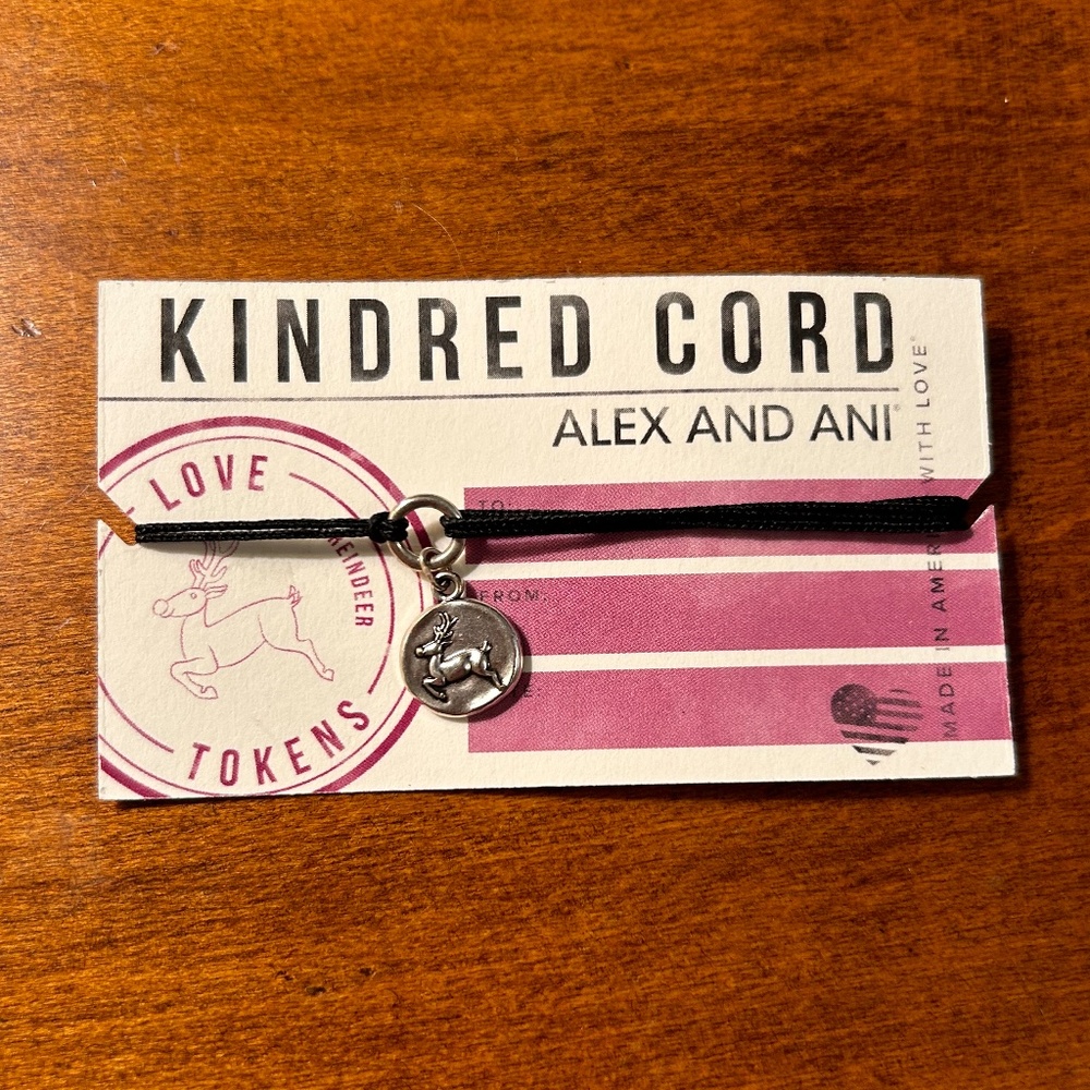 Alex and Ani Kindred Cord Bracelet 🦌 Reindeer